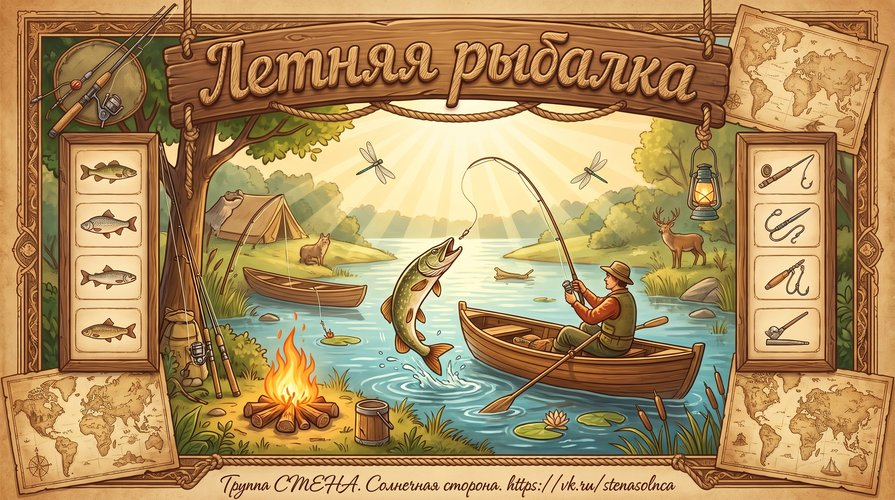 летняя рыбалка