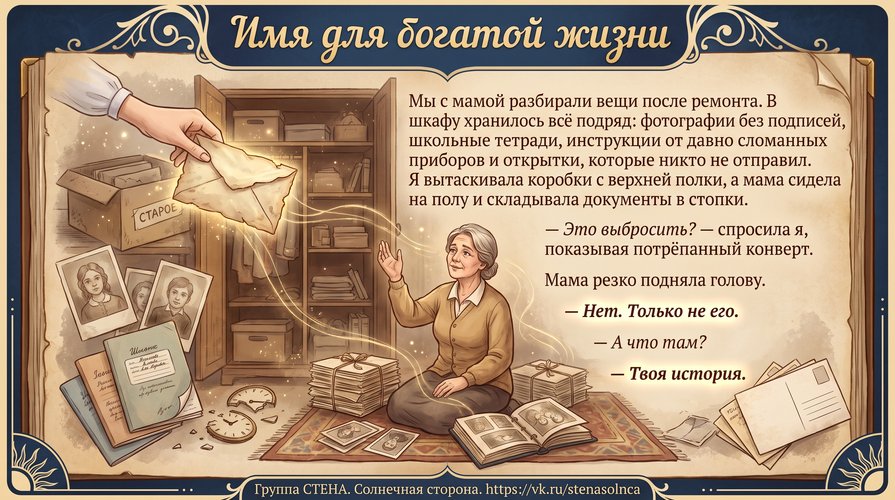 Имя для богатой жизни